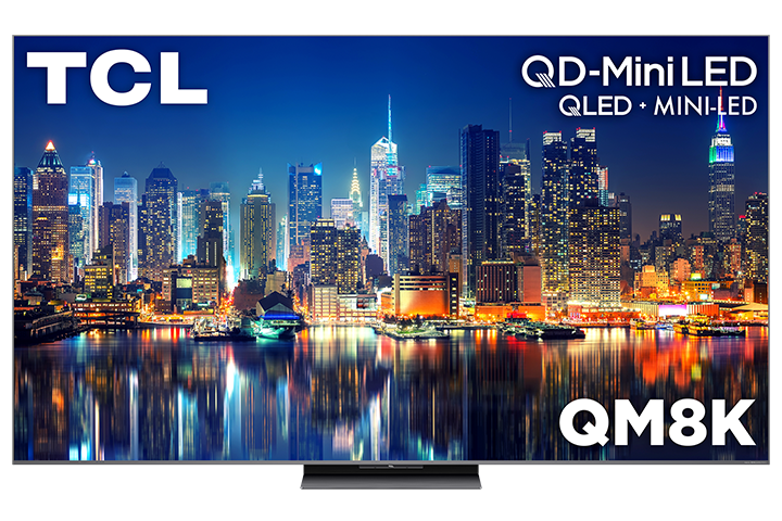 TCL 65" QM8K Series QD-Mini LED QLED 4K UHD Smart TV with Google TV – 65QM8K