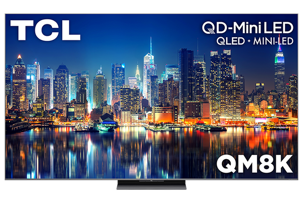 TCL 85" QM8K Series QD-Mini LED QLED 4K UHD Smart TV with Google TV – 85QM8K