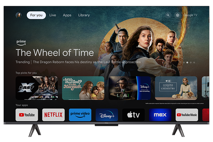 TCL 43" Q Class 4K UHD HDR QLED Smart TV with Google TV – 43Q651G - Image 2