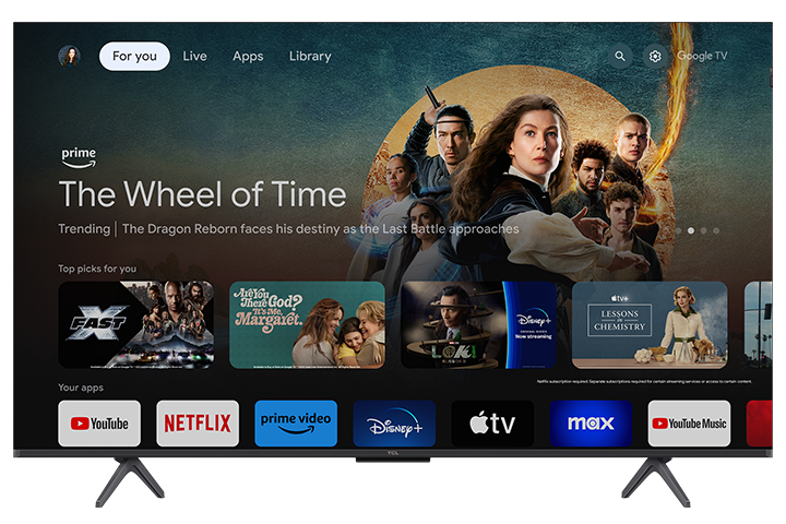 TCL 50" Q Class 4K UHD HDR QLED Smart TV with Google TV – 50Q651G - Image 2