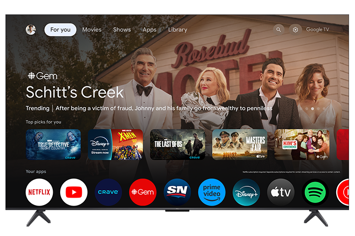 TCL 75’’ QM6K Series QD-Mini LED QLED 4K UHD Smart TV with Google TV – 75QM6K lifestyle