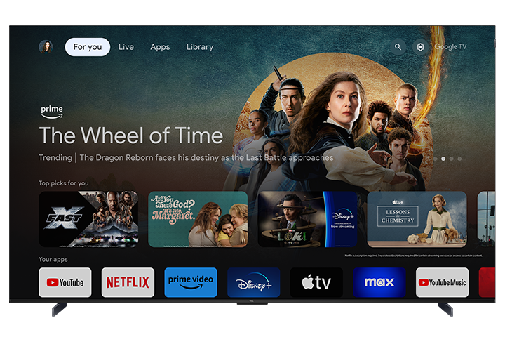 TCL 98" Q Class 4K UHD HDR QLED Smart TV with Google TV – 98Q651G - Image 2