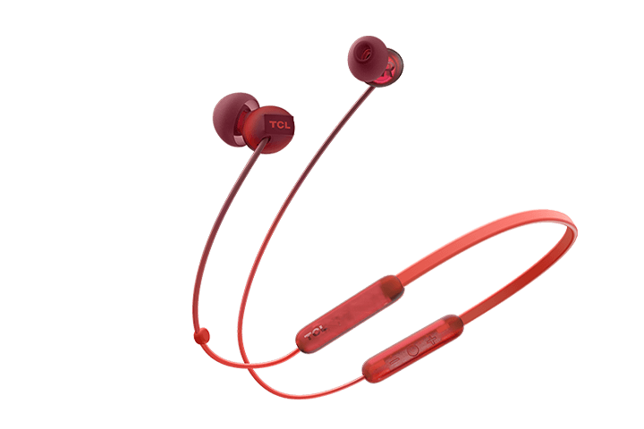 TCL Sunset Orange Wireless In-ear Bluetooth Headphones with Mic - SOCL300BTOR