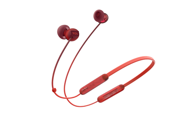 TCL Sunset Orange Wireless In-ear Bluetooth Headphones with Mic - SOCL300BTOR