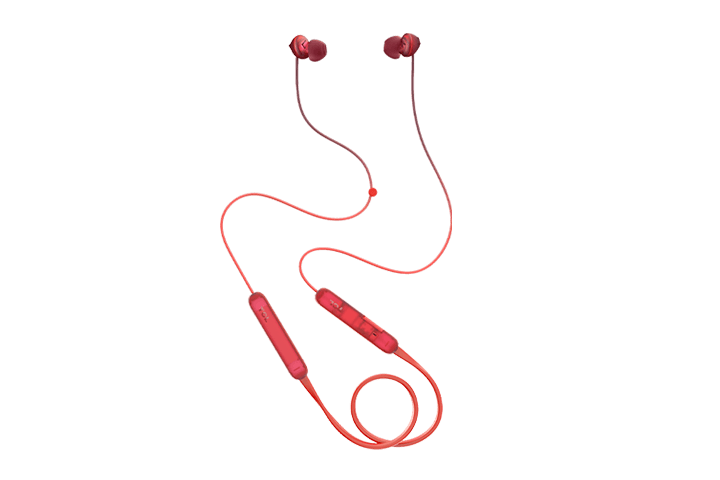 TCL Sunset Orange Wireless In-ear Bluetooth Headphones with Mic - SOCL300BTOR - Image 4
