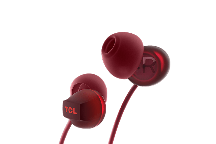 TCL Sunset Orange Wireless In-ear Bluetooth Headphones with Mic - SOCL300BTOR - Image 2
