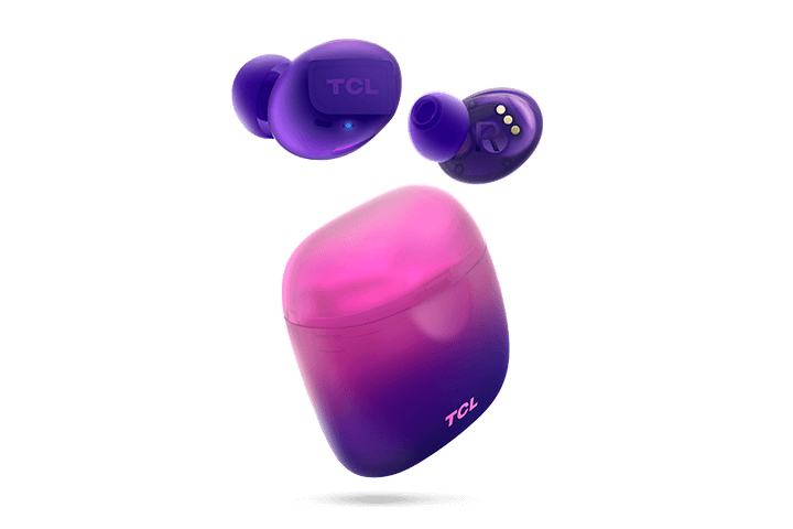TCL Sunrise Purple True Wireless In-ear Bluetooth Headphones - SOCL500TWS
