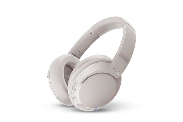 TCL Cement Gray On-Ear Sound Isolating Hi-Res Wireless Headphones with Built-in Mic - ELIT400BTWT