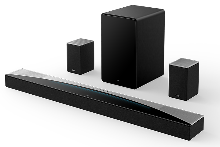 TCL Q85H Q Class 7.1.4 Channel Sound Bar with Dolby Atmos, Wireless Subwoofer, and Wireless Surround Speakers - Image 2