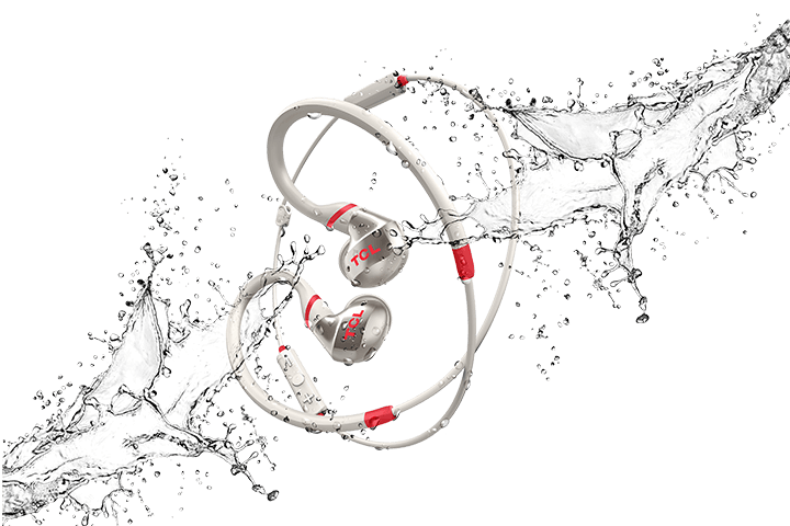 TCL Crimson White Wireless In-ear Bluetooth Headphones with Mic - ACTV100BTWT - Image 3