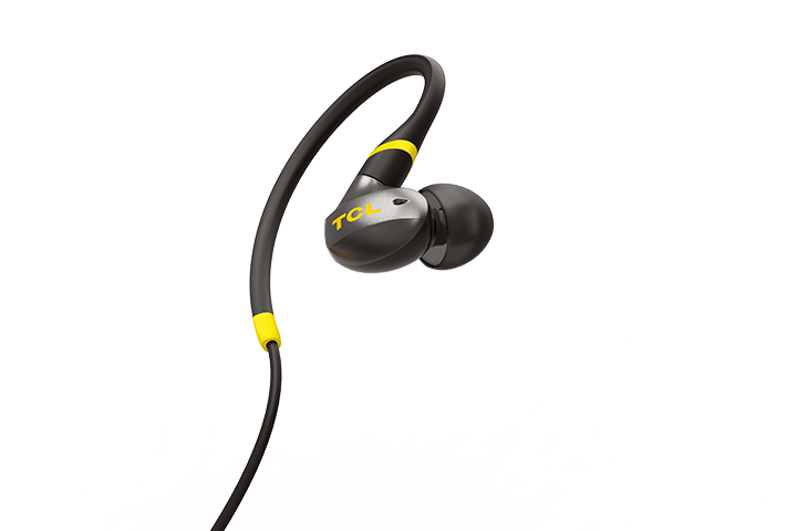 TCL Monza Black Wireless In-ear Bluetooth Headphones with Mic - ACTV100BTBK - Image 2