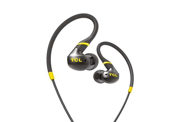TCL Monza Black In-ear Headphones with Mic - ACTV100BK