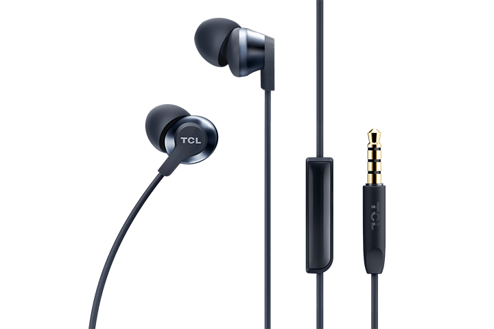 TCL Midnight Blue In-ear Headphones with Mic - ELIT100BL - Image 2