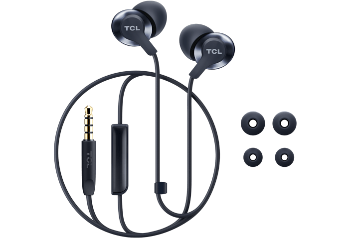 TCL Midnight Blue In-ear Headphones with Mic - ELIT200BL - Image 2