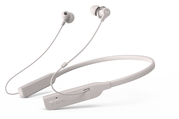 TCL Cement Gray Active Noise Cancelling In-ear Headphones with Mic - ELIT200NCWT