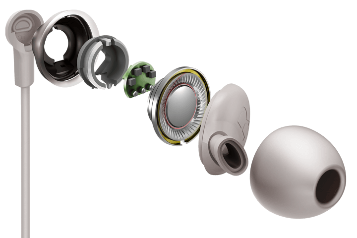 TCL Cement Gray Active Noise Cancelling In-ear Headphones with Mic - ELIT200NCWT - Image 4