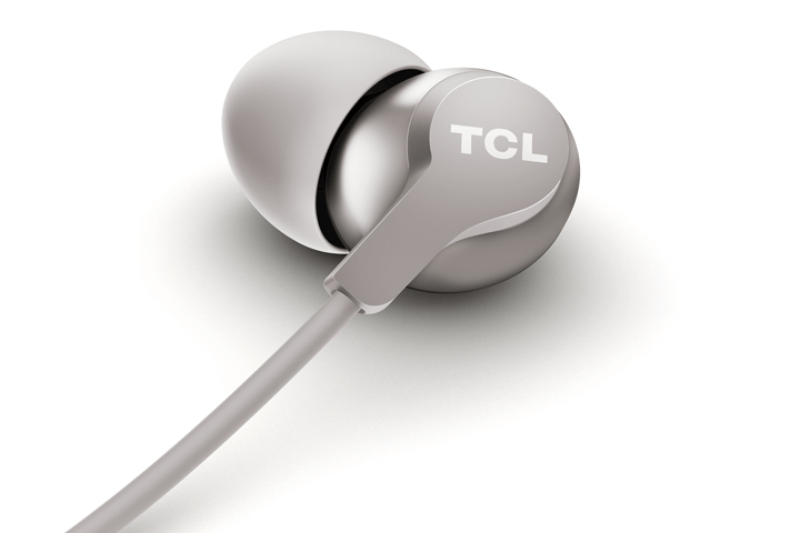 TCL Cement Gray In-ear Headphones with Mic - ELIT200WT - Image 3