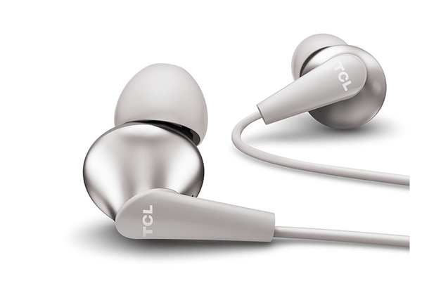 TCL Cement Gray In-ear Headphones with Mic - ELIT300WT