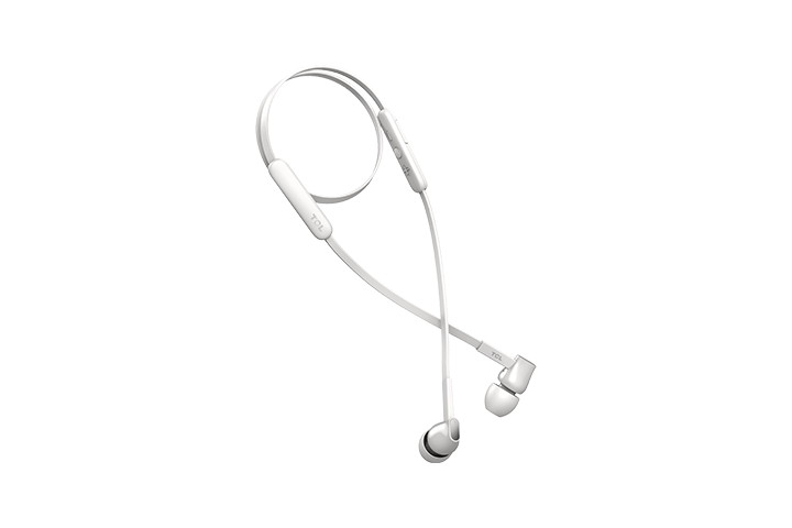 TCL Ash White Wireless In-ear Bluetooth Headphones with Mic - MTRO100BTWT - Image 2