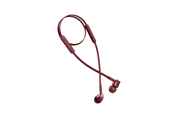 TCL Burgundy Crush Wireless In-ear Bluetooth Headphones with Mic - MTRO100BTRD - Image 2