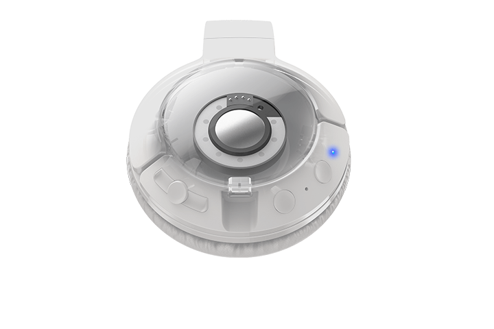 TCL Ash White Wireless On-ear Bluetooth Headphones with Mic - MTRO200BTWT - Image 4