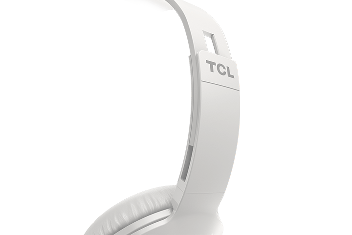 TCL Ash White Wireless On-ear Bluetooth Headphones with Mic - MTRO200BTWT - Image 5