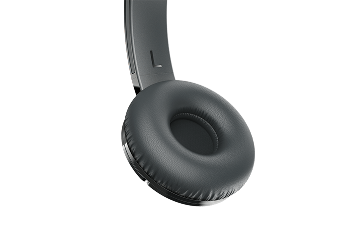TCL Shadow Black Wireless On-ear Bluetooth Headphones with Mic - MTRO200BTBK - Image 5