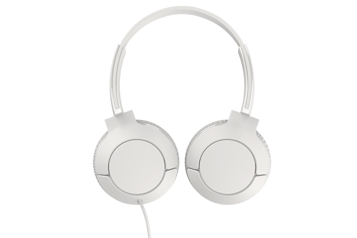 TCL Ash White On-ear Headphones with Mic - MTRO200WT - Image 3