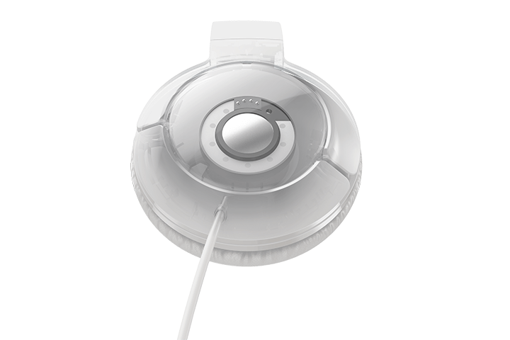 TCL Ash White On-ear Headphones with Mic - MTRO200WT - Image 4