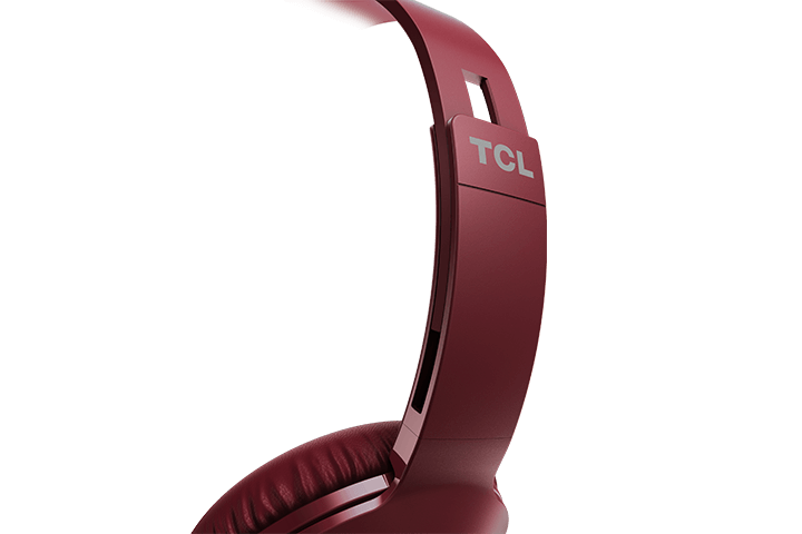 TCL Burgundy Crush On-ear Headphones with Mic - MTRO200RD - Image 5