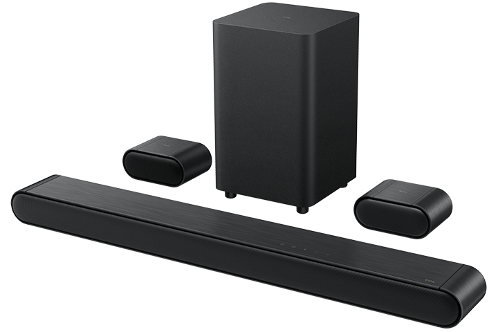 TCL S Class 5.1 Channel Sound Bar with DTS Virtual: X, Built-in Center Channel Speaker, Surround Sound Speakers and Wireless Subwoofer - S4510 - Image 2