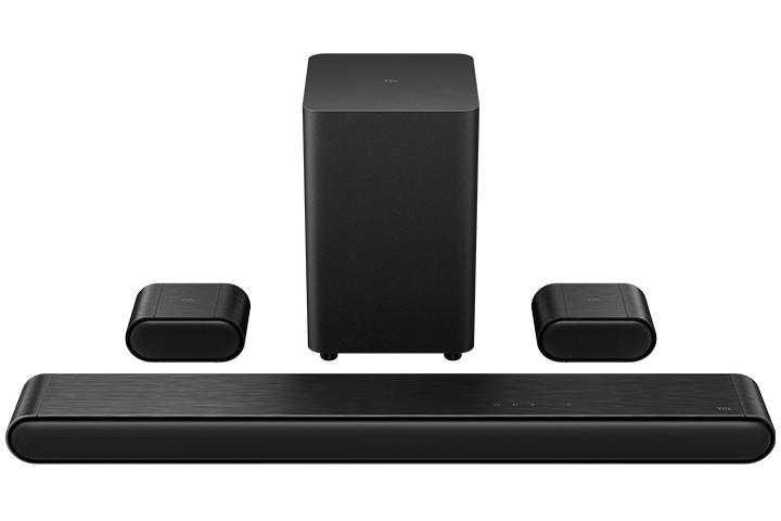 TCL S Class 5.1 Channel Sound Bar with DTS Virtual: X, Built-in Center Channel Speaker, Surround Sound Speakers and Wireless Subwoofer - S4510