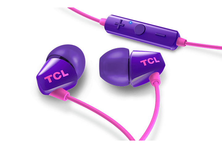 TCL Sunrise Purple Wireless In-ear Bluetooth Headphones with Mic - SOCL100BTPP - Image 2