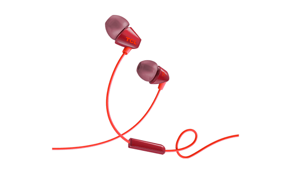 TCL Sunset Orange In-ear Headphones with Mic - SOCL100OR