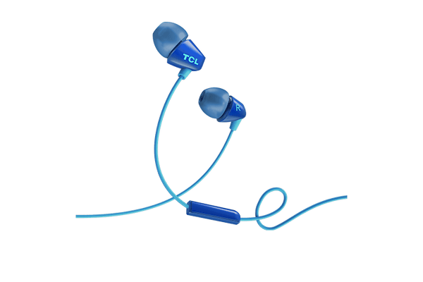 TCL Ocean Blue In-ear Headphones with Mic - SOCL100BL