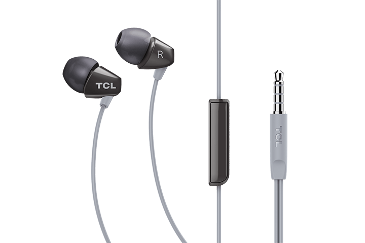 TCL Phantom Black In-ear Headphones with Mic - SOCL100BK - Image 3