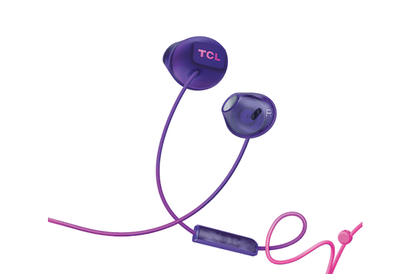 TCL Sunrise Purple In-ear Headphones with Mic - SOCL200PP