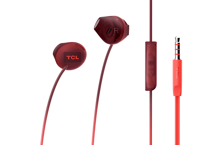 TCL Sunset Orange In-ear Headphones with Mic - SOCL200OR - Image 4