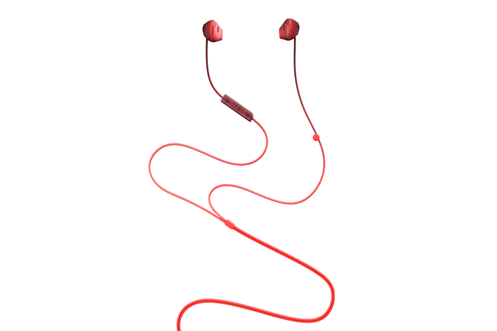 TCL Sunset Orange In-ear Headphones with Mic - SOCL200OR - Image 2