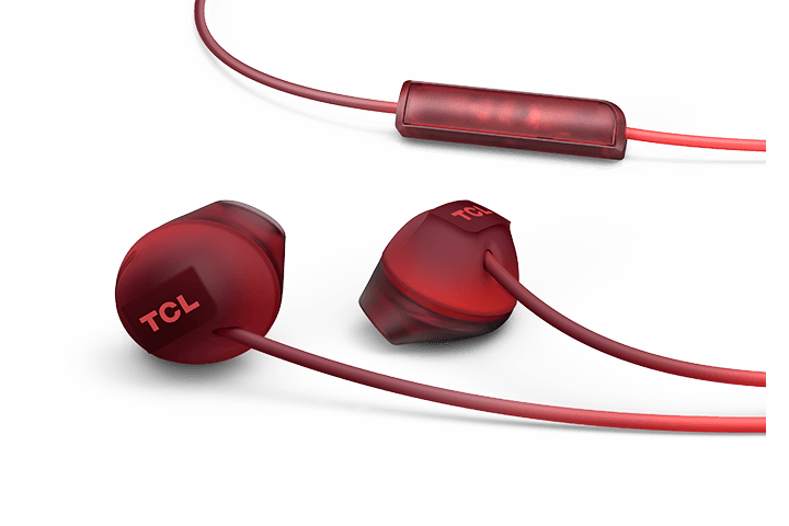 TCL Sunset Orange In-ear Headphones with Mic - SOCL200OR - Image 5