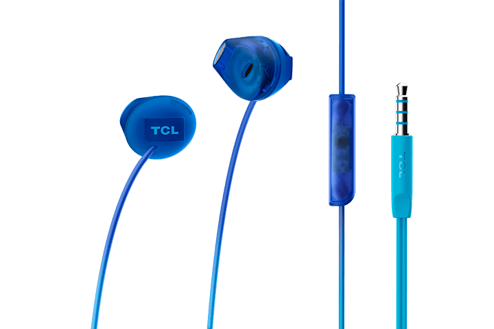 TCL Ocean Blue In-ear Headphones with Mic - SOCL200BL - Image 4
