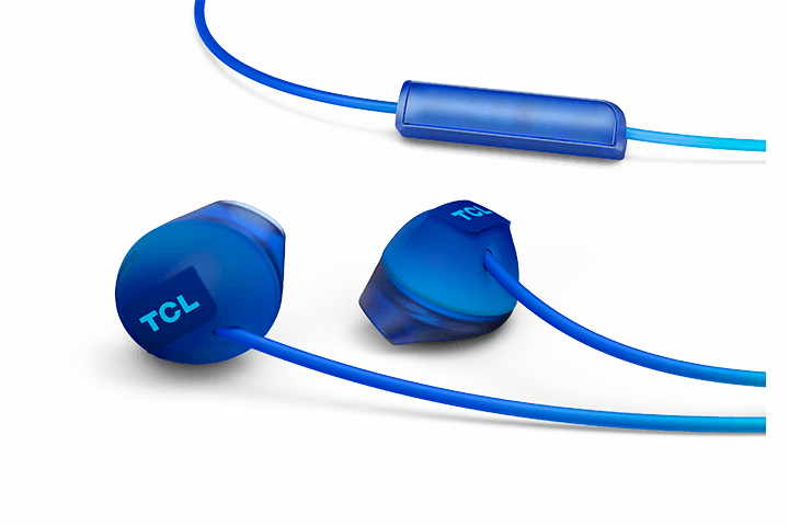 TCL Ocean Blue In-ear Headphones with Mic - SOCL200BL - Image 5