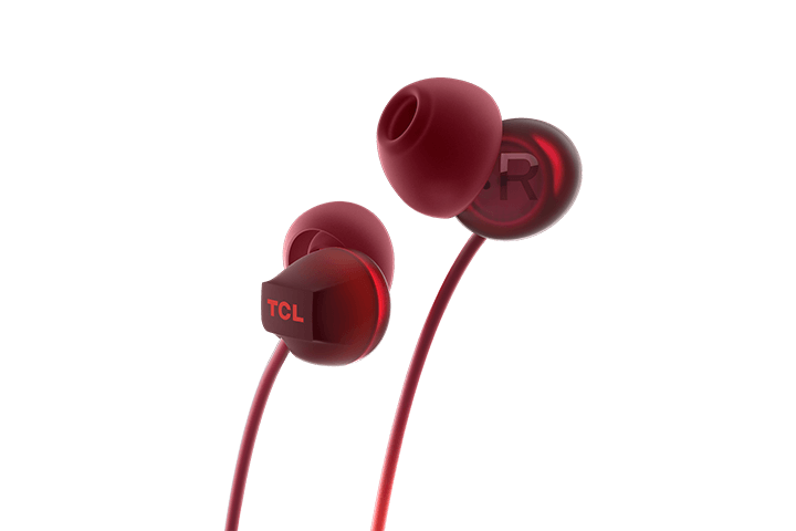TCL Sunset Orange In-ear Headphones with Mic - SOCL300OR - Image 3