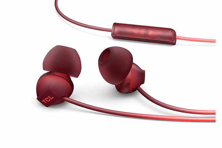 TCL Sunset Orange In-ear Headphones with Mic - SOCL300OR - Image 5