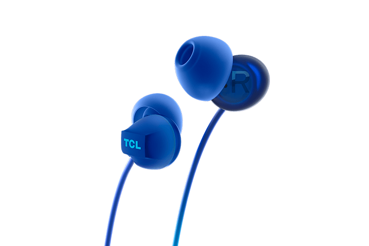 TCL Ocean Blue In-ear Headphones with Mic - SOCL300BL - Image 3