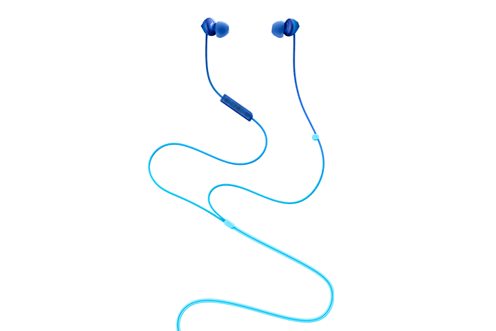 TCL Ocean Blue In-ear Headphones with Mic - SOCL300BL - Image 2