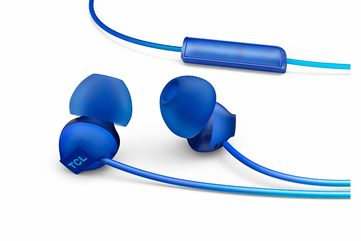TCL Ocean Blue In-ear Headphones with Mic - SOCL300BL - Image 5