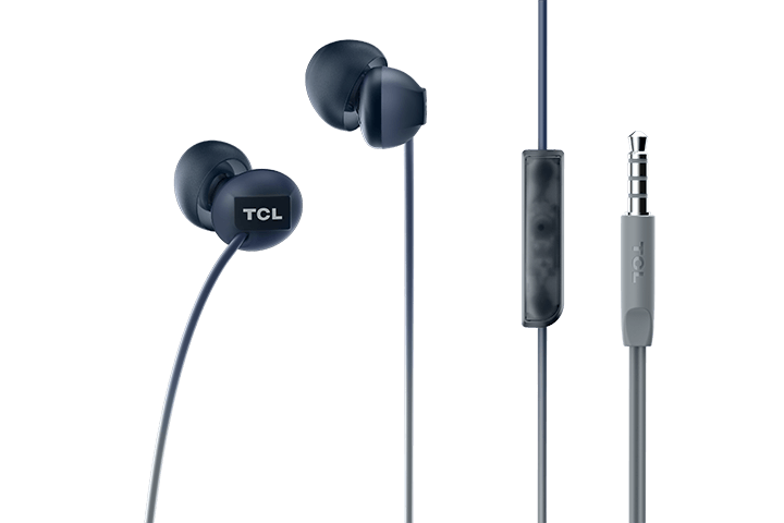 TCL Phantom Black In-ear Headphones with Mic - SOCL300BK - Image 4