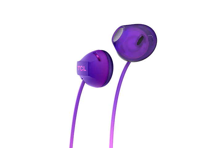 TCL Sunrise Purple Wireless In-ear Bluetooth Headphones with Mic - SOCL200BTPP - Image 3