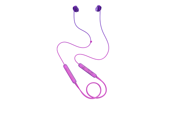 TCL Sunrise Purple Wireless In-ear Bluetooth Headphones with Mic - SOCL200BTPP - Image 2